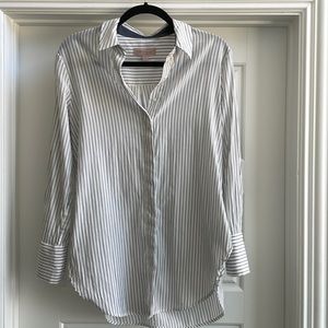 Philosophy Stripe  Button Down Shirt